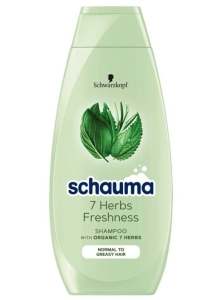 Schauma 7 Herbs Freshness Szampon do Włosów Przetłuszczających się i Normalnych 400 ml