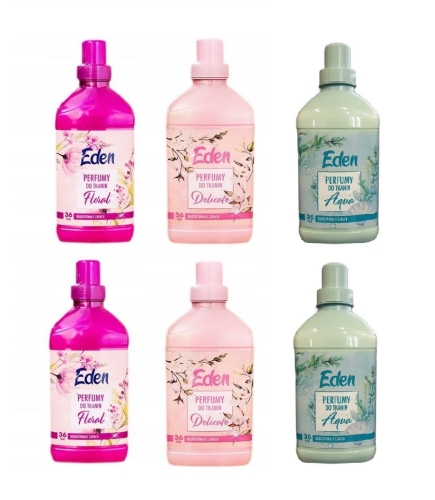 Perfumy do tkanin w płynie Eden mix zapachów 6 x 720 ml.JPG