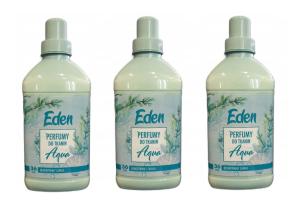 Perfumy do tkanin w płynie Eden Aqua 3 x 720ml