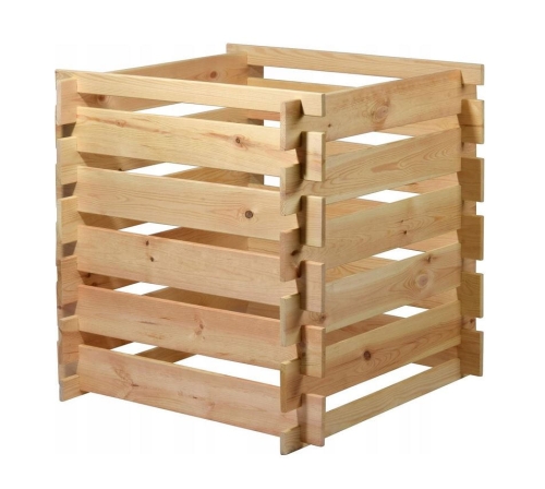 Drewniany kompostownik ogrodowy z systemem wtykowym 78 x 78 cm Country Side (1).JPG