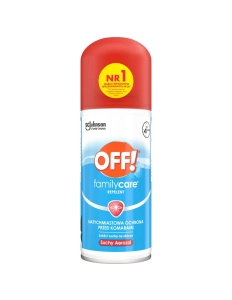 OFF! Suchy aerozol chroniący przed komarami do 4h Family Care 100ml