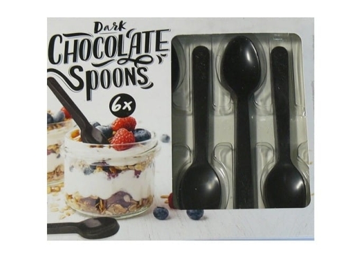 Czekoladowe łyżeczki z ciemnej czekolady 6 szt.jpg