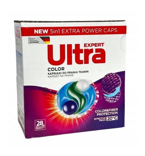 Ultra Expert Color Kapsułki do prania kolorowych tkanin 28 sztuk.JPG