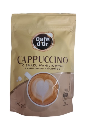 Cappuccino Cafe d’Or o Smaku Waniliowym 130 g.jpg