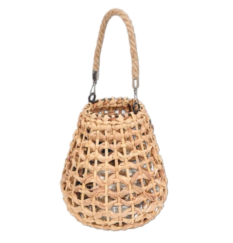 Latarenka Ibiza ze szklanym wkladem na świeczkę Ø 19 x 22 cm.jpg