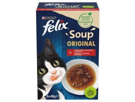 Karma mokra dla kota FELIX Soup Original (6 x 48 g).JPG