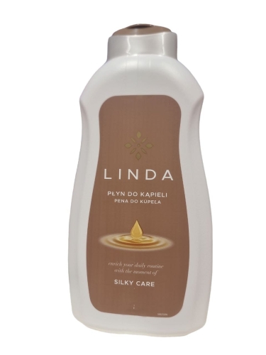 Linda Kremowy Płyn do kąpieli 1,3L Silky Care.jpg