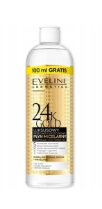 Eveline Cosmetics Przeciwzmarszczkowy płyn micelarny 5w1 24K Gold 500 ml