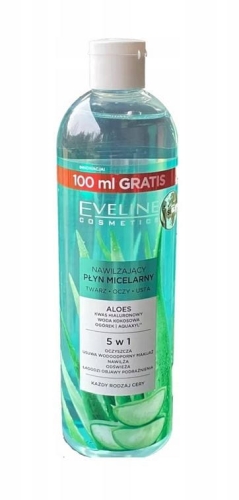 Eveline Cosmetics Nawilżający płyn micelarny 5w1 Aloes 500 ml.JPG