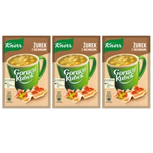 Knorr Gorący kubek żurek z grzankami 17 g 3x
