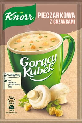 Knorr Gorący kubek Pieczarkowa z grzankami 15 g