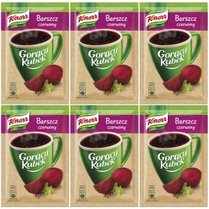 Knorr Gorący kubek Barszcz Czerwony 14 g  6x