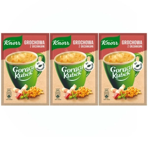 Knorr Gorący kubek Grochowa z Grzankami 21 g  3x