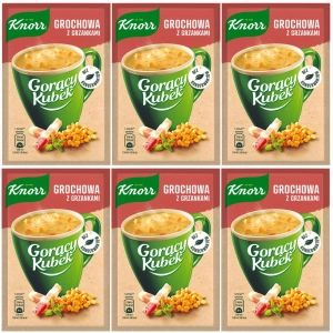 Knorr Gorący kubek Grochowa z Grzankami 21 g  6x