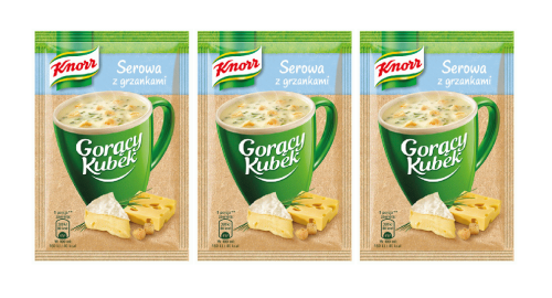 Knorr Gorący kubek Serowa z grzankami 15 g 3x