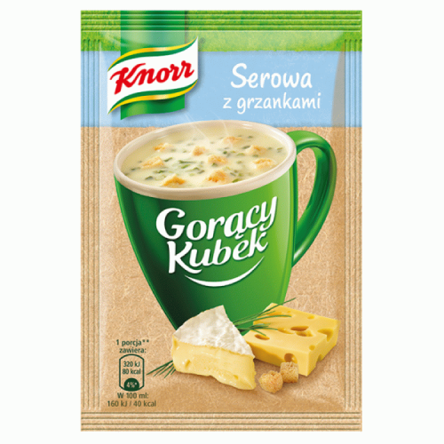 Knorr Gorący kubek Serowa z grzankami 15 g 3x – zdjęcie 2
