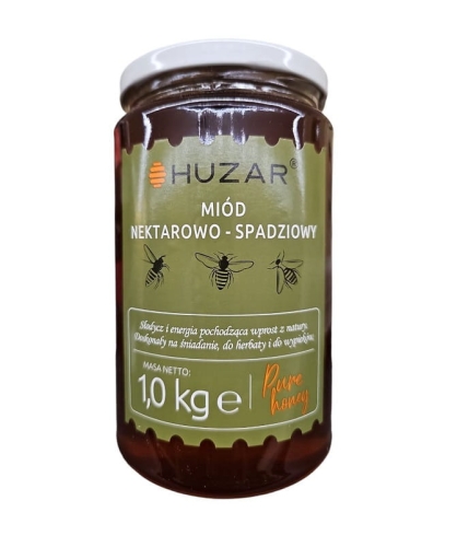 Huzar Miód nektarowo - spadziowy 1 kg.jpg