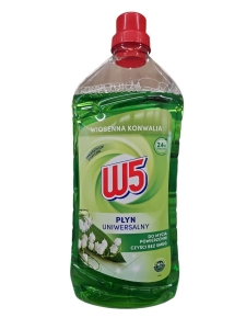 W5 Płyn uniwersalny do czyszczenia o zapachu wiosennej Konwalii 1,5 L 