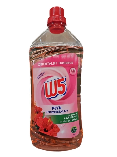 W5 Płyn uniwersalny do czyszczenia o zapachu Orientalnego Hibiskusa 1,5 L.jpg