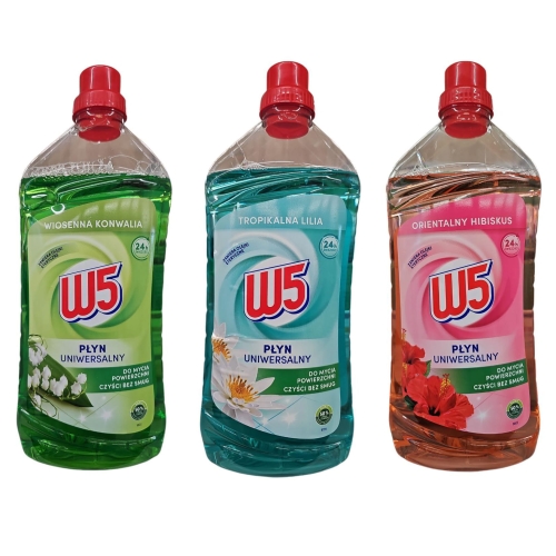 W5 Płyn uniwersalny do czyszczenia powierzchni Mix 3 x 1,5 L.jpg