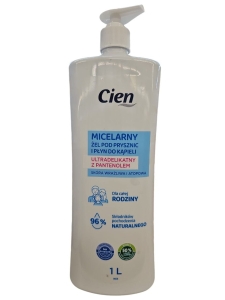 Żel pod prysznic Płyn do kąpieli Micelarny dla skóry wrażliwej i atopowej CIEN 1L