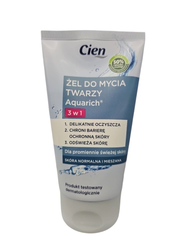 Żel  do mycia twarzy Aquarich z Witaminą E Cien 150 ml