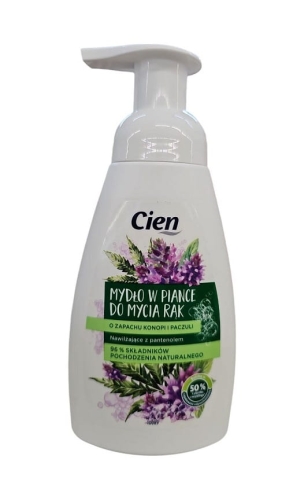 Cien Mydło w piance do mycia rąk Konopia i Paczula 300 ml.jpg