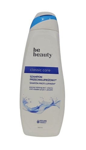 Be Beauty Szampon przeciwłupieżowy Classic Care Vegan 380 ml.jpg