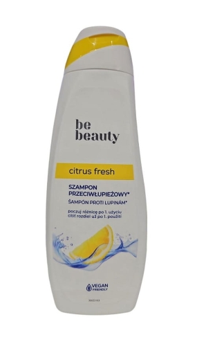 Be Beauty Szampon przeciwłupieżowy Citrus Fresh Vegan 380 ml.jpg