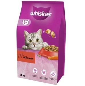 Whiskas Junior  Sucha karma dla kociąt Wołowina 1,4 kg