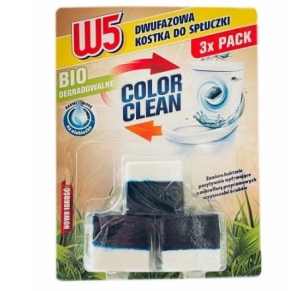 Dwufazowa Kostka barwiąca do WC Kostki Bio do Spłuczki W5 3x50g