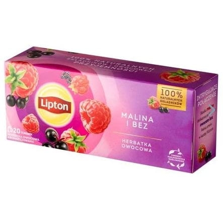 LIPTON Herbatka owocowa malina i bez 20 torebek 32 g.JPG