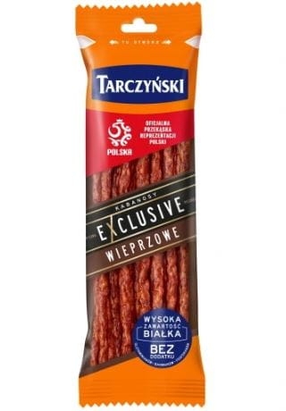Kabanosy Tarczyński Exclusive Wieprzowe 105g.JPG