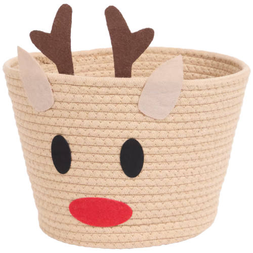 Kosz świąteczny Pleciony Ø 26 x 19 cm.png
