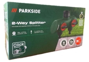 Rozdzielacz 2-drożny do węży ogrodowych PARKSIDE