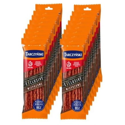 Kabanosy Tarczyński Exclusive Wieprzowe Zestaw 16x105g.JPG