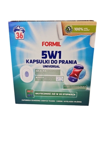 Formil 5w1 Kapsułki Uniwersal do Prania Białych i jasnych tkanin 36 prań.jpg