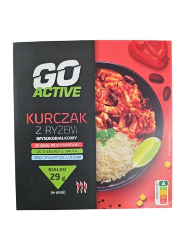 Go Activ Kurczak w sosie Meksykańskim z Ryżem i Warzywami 420g.jpg