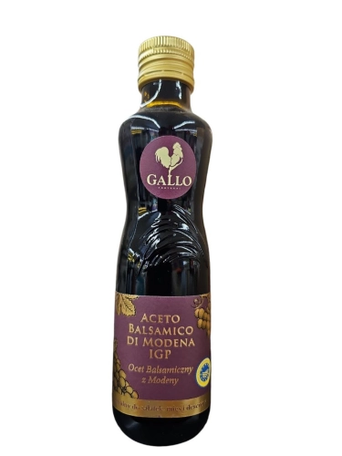 Ocet Balsamiczny z Modeny Gallo do sałatek mięs i deserów 250 ml
