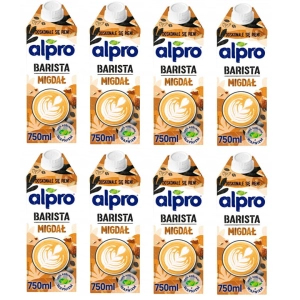 Napój roślinny bez laktozy ALPRO Barista Almond  Migdałowy 8x750ml