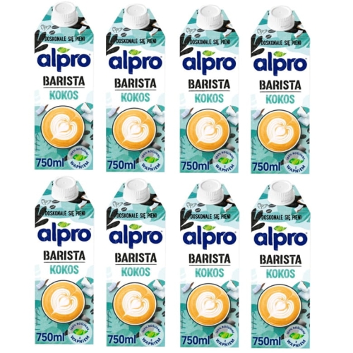 Napój roślinny bez laktozy bez glutenu ALPRO Barista Coconut - kokos 8x750ml.jpg