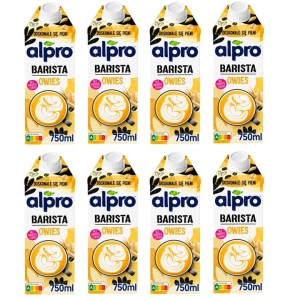 Alpro Barista do kawy Napoj Owsiany bez cukru 8x750 ml