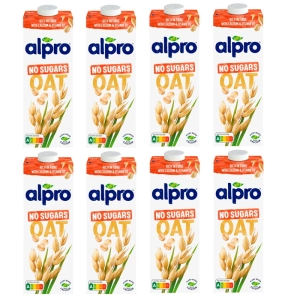 Napój owsiany bez cukru Alpro 8x1 L