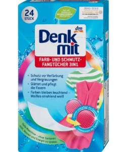 Denkmit Chusteczki zapobiegające farbowaniu tkanin 24 szt.