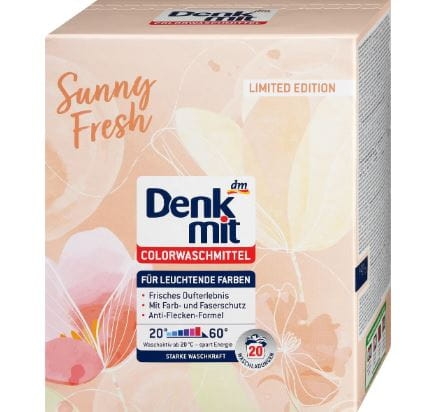 Denkmit Proszek do prania tkanin kolorowych Sunny Fresh 20 prań