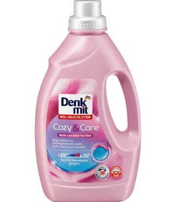 Denkmit Płyn do prania wełny Cozy &amp; Care 1,5 l  30 prań.JPG