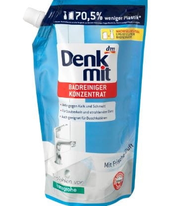 Denkmit Skoncentrowany środek do czyszczenia łazienek Opakowanie uzupełniające 500 ml.JPG