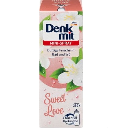 Denkmit Odświeżacz powietrza minispray wkład Sweet Love 25 ml.JPG