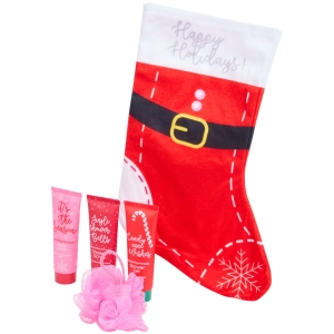Świąteczny zestaw upominkowy w skarpecie 5 części kosmetyki ŚWIĘTA