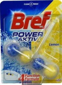 Bref Power Aktiv kulki zawieszka do WC 50g Lemon